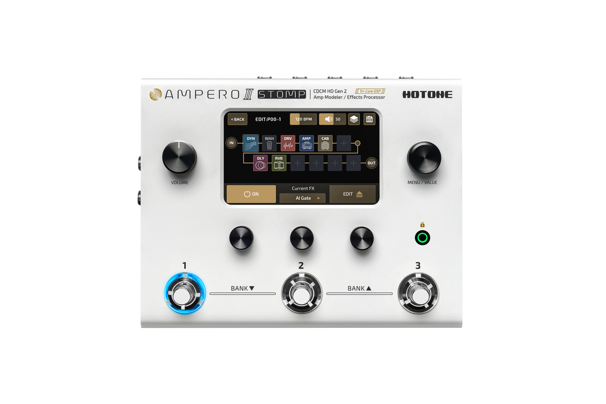 Hotone Ampero II Stomp 、ampero press Ampero II Stomp – Hotone Audio