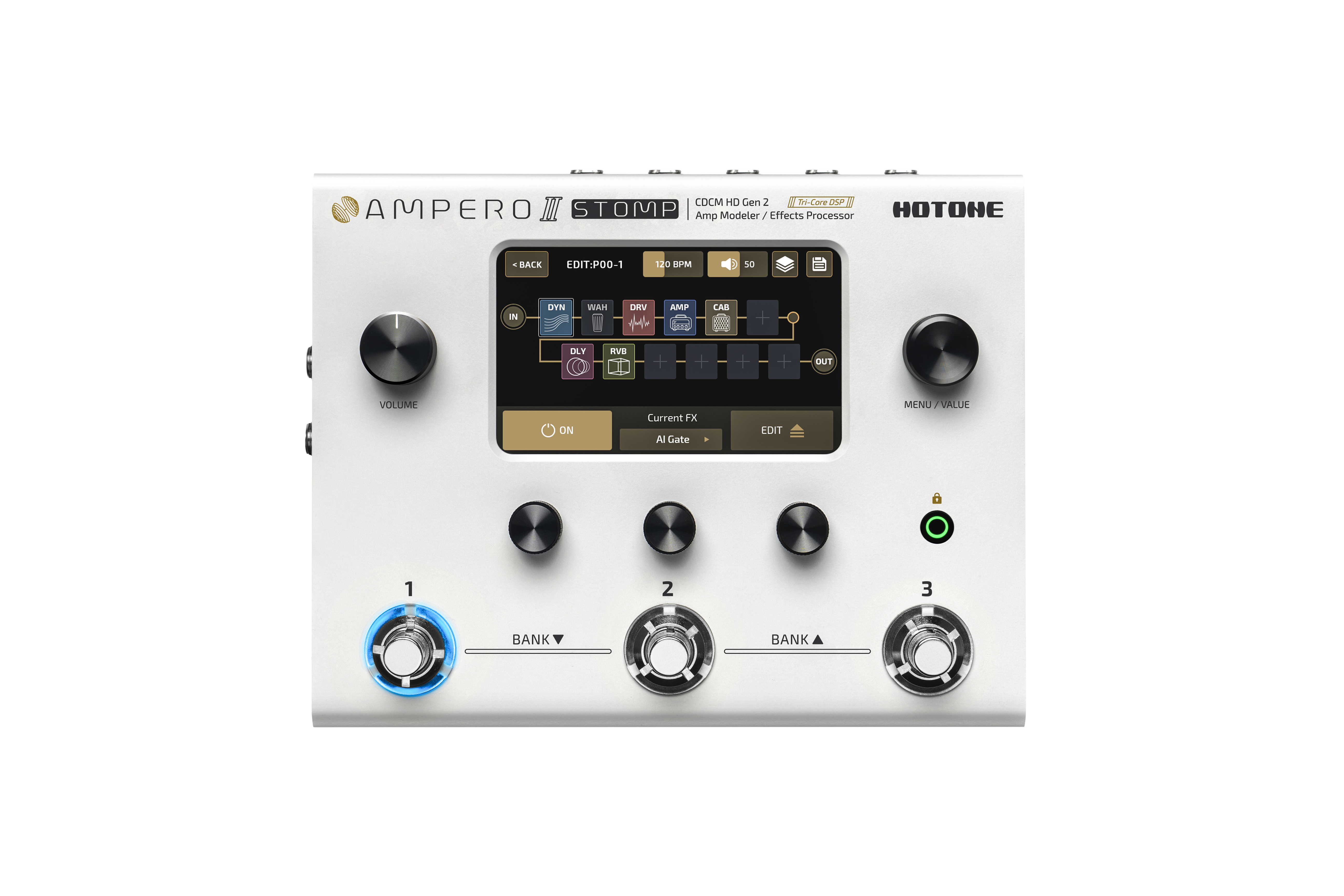 HOTONE Ampero ⅱ Stomp + Ampero Control Ampero II Stomp – Hotone Audio