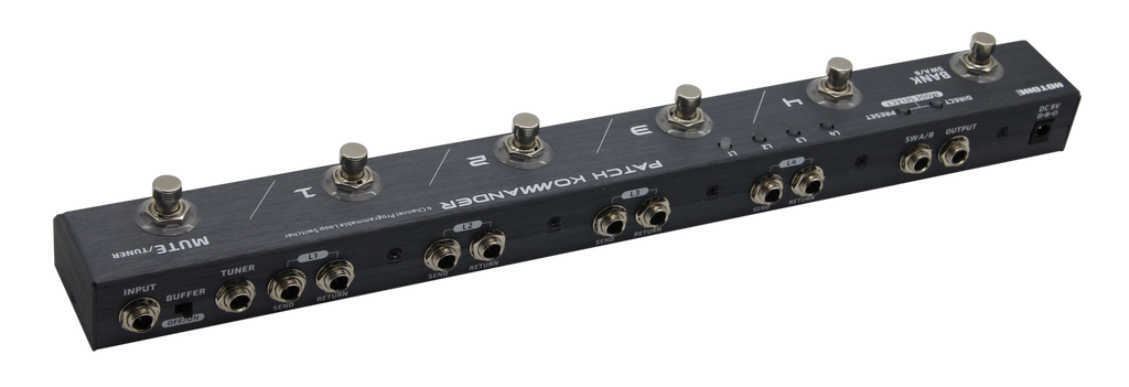HOTONE PATCH KOMMANDER 4 プログラマブルスイッチャー Patch Kommander – Hotone Audio